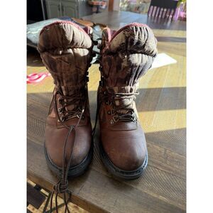 Cabela Camo Brown boots 4 kids / 6 womens
